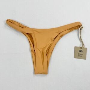 Free People Toast Women’s High Hip Bikini Swim Bottom XS Sandstone